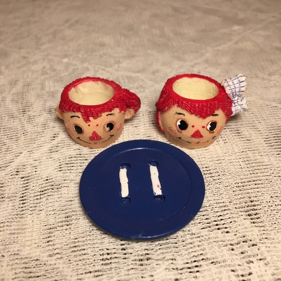 Vintage Raggedy Annie & Andy Mini Tea Set Decoration - Picture 7 of 9